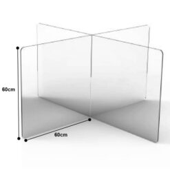 Smittevernskjerm i Plexiglass® - Type 1