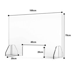 Smittevernskjerm i Plexiglass® - Type 7