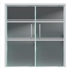 Kontrastmerking - Stripefelt Glassmarkører 4+2cm høyde