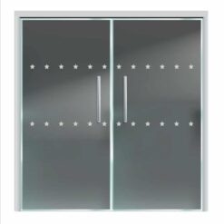 Kontrastmerking - Stjerne Glassmarkører Ø50 mm