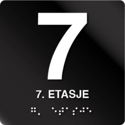 7 etasje taktile skilt