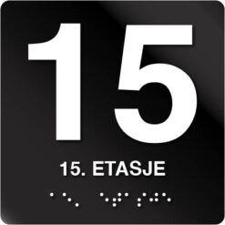 15 etasje taktile skilt