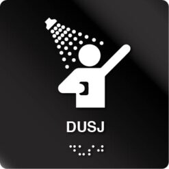 Dusj taktilt skilt