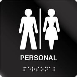 Taktilt skilt - Personal Unisex