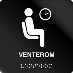 Venterom taktil skilt