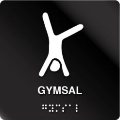 Gymsal 1 taktilt skilt