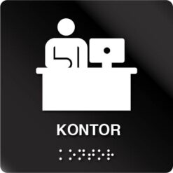 Kontor taktilt skilt