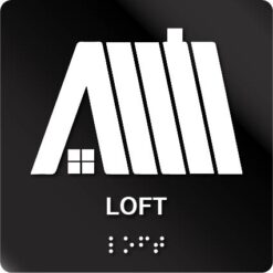 Loft taktile skilt