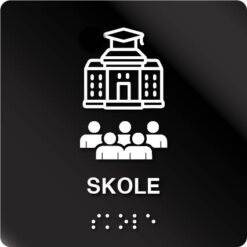 Skole taktil skilt