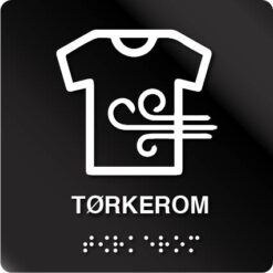 Tørkerom taktil skilt