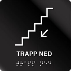 Trapp ned taktile skilt