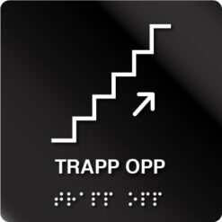 Trapp opp taktile skilt