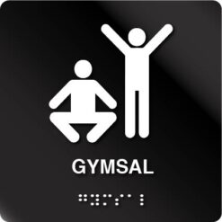 Gymsal 2 taktile skilt